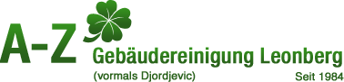 „A-Z Gebäudereinigung Leonberg“-Logo, zur Startseite